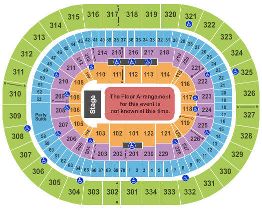 Moda Center NCAA Tournament Seating Chart